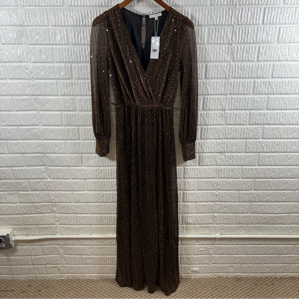 Baltic Born Abigail Sparkle Dress in Bronze Small NWT - Picture 2 of 5